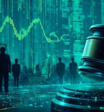 Datos financieros oscuros y futuristas complejos