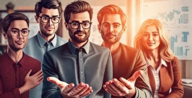 Éxito financiero con colaboración y serenidad