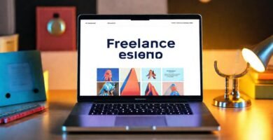 Diseñador freelance triunfa con creatividad moderna