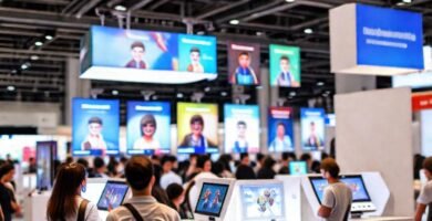 Evento virtual atractivo e interactivo digital