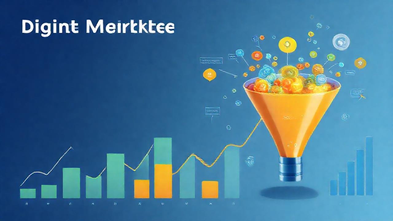 Marketing digital impulsa crecimiento financiero visual