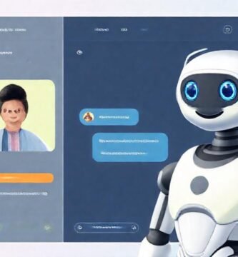 Un chatbot amigable ofrece soporte digital