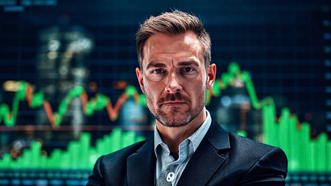 Un hombre confía en las finanzas