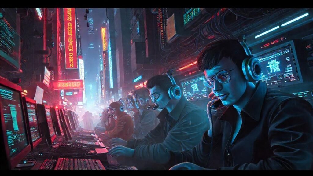 Ciudades cyberpunk digitales