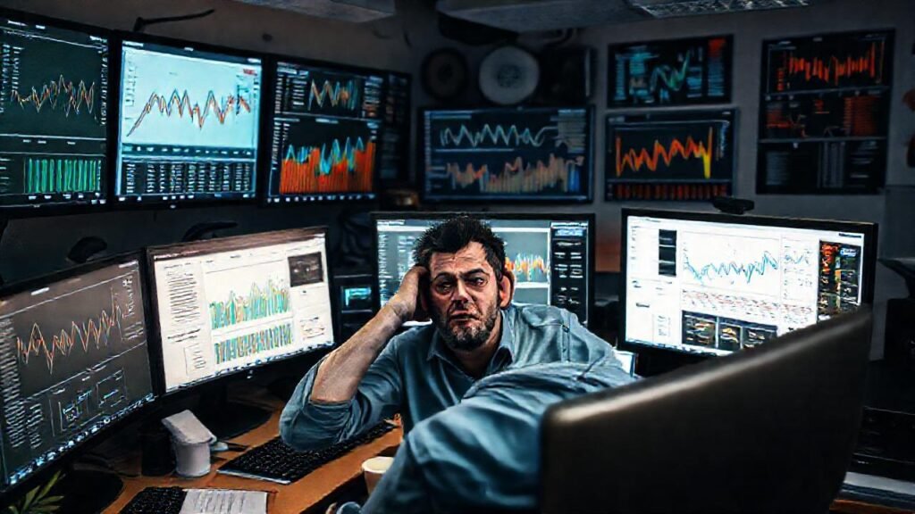 Un hombre gestiona el éxito digitalmente