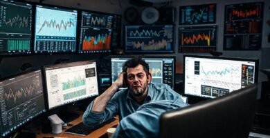 Un hombre gestiona el éxito digitalmente