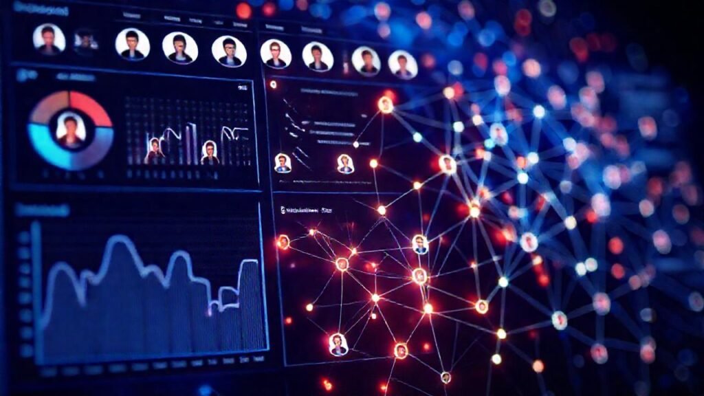 Visualizaciones de datos conectan avatares digitales
