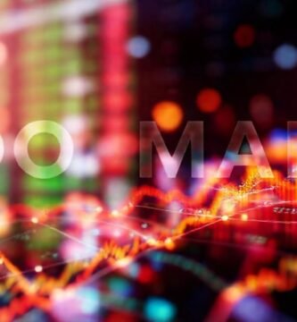 Redes financieras visuales modernas y vibrantes