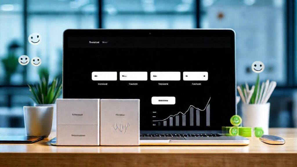 Oficina moderna y éxito digital