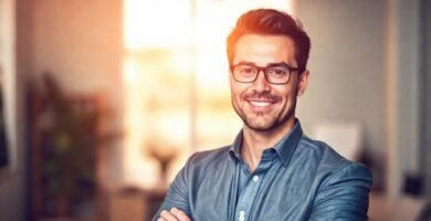 El emprendedor seguro irradia confianza tranquila