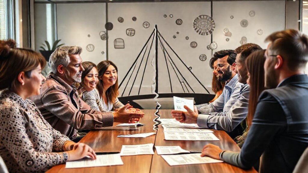 La comunidad resolvió conflictos con calma