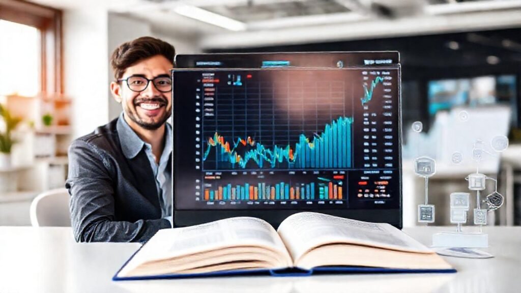 Éxito empresarial en entorno digital moderno