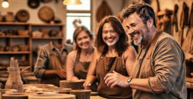 Un taller artesanal ofrece calidez y confianza