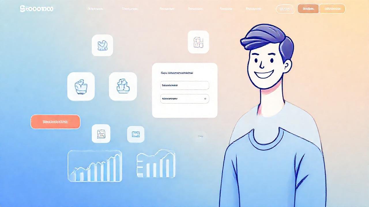 Una interfaz de comercio electrónico moderna y atractiva