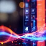 Interfaz digital premium y vibrante