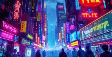 Ciudad cibernética: brillo