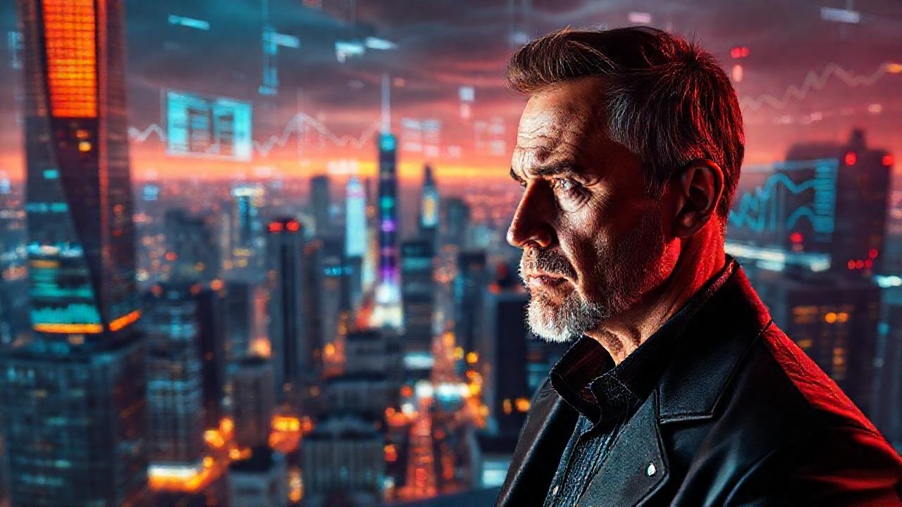 Ciudad futurista, gráficos y guía seria