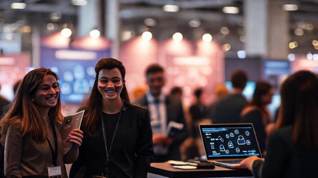 Feria virtual: conexión profesional y optimista