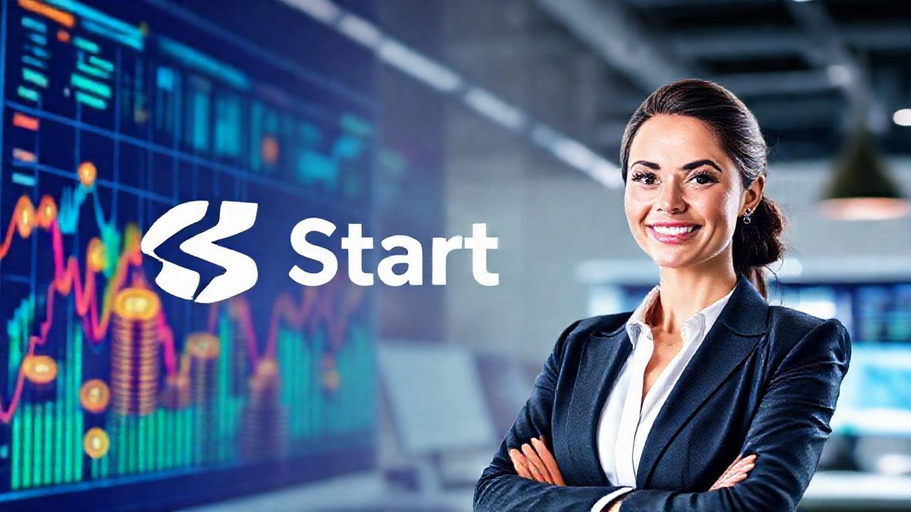 Fintech moderna y exitosa visualmente