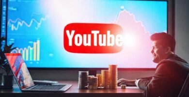 Éxito digital en pantalla brillante